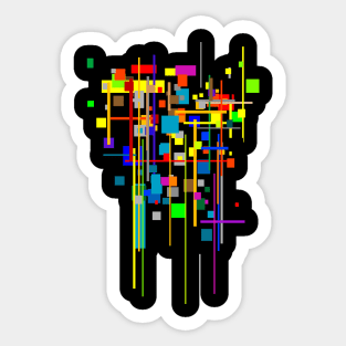 Architecture Color Pattern Sticker